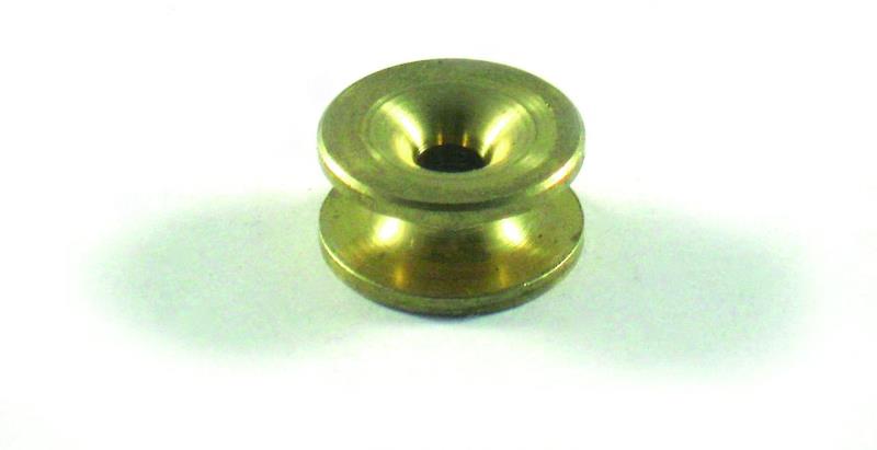 Brass Eyelet Wide Groove